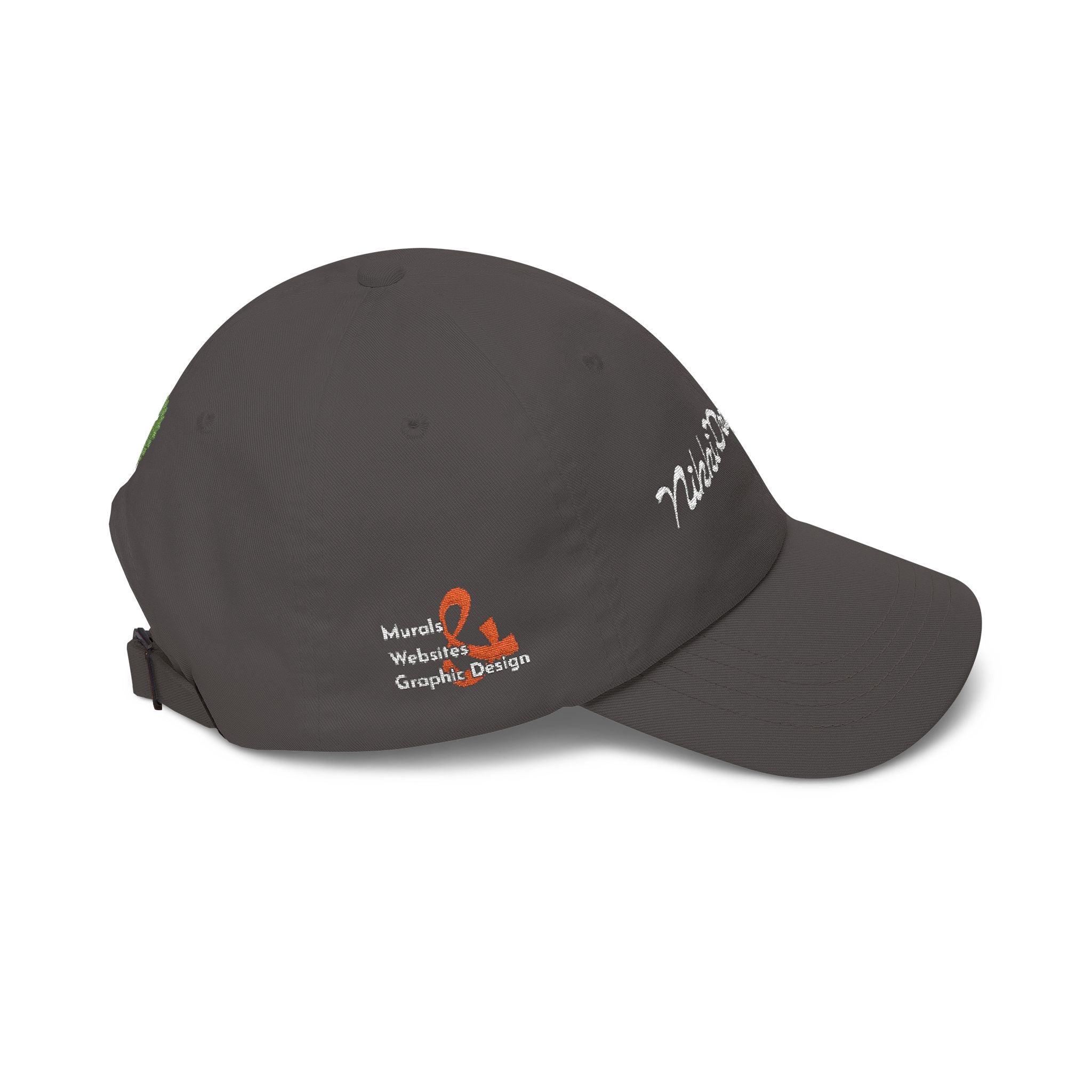 NikkiDesign.Co - Script Logo Dad Baseball Cap