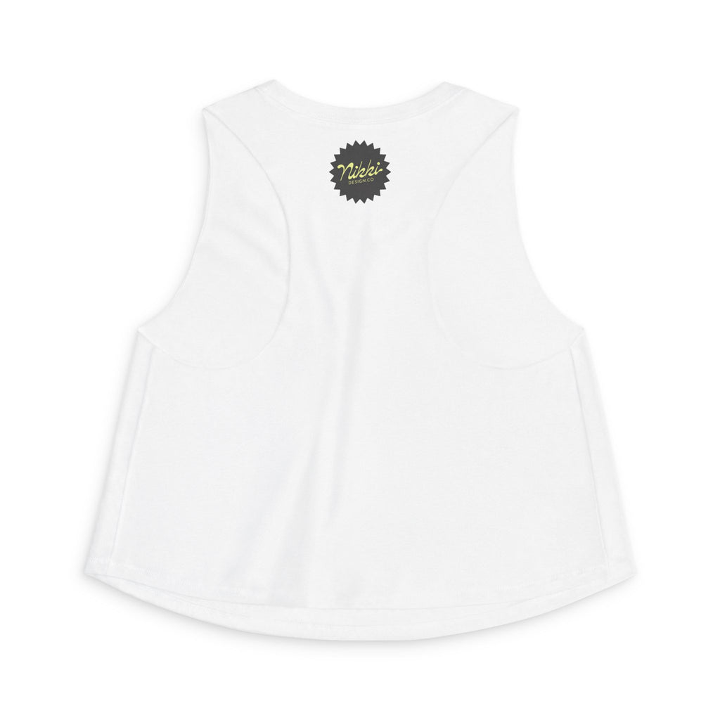 The Always Tired Club Crop Tank — Cute Retro Graphic