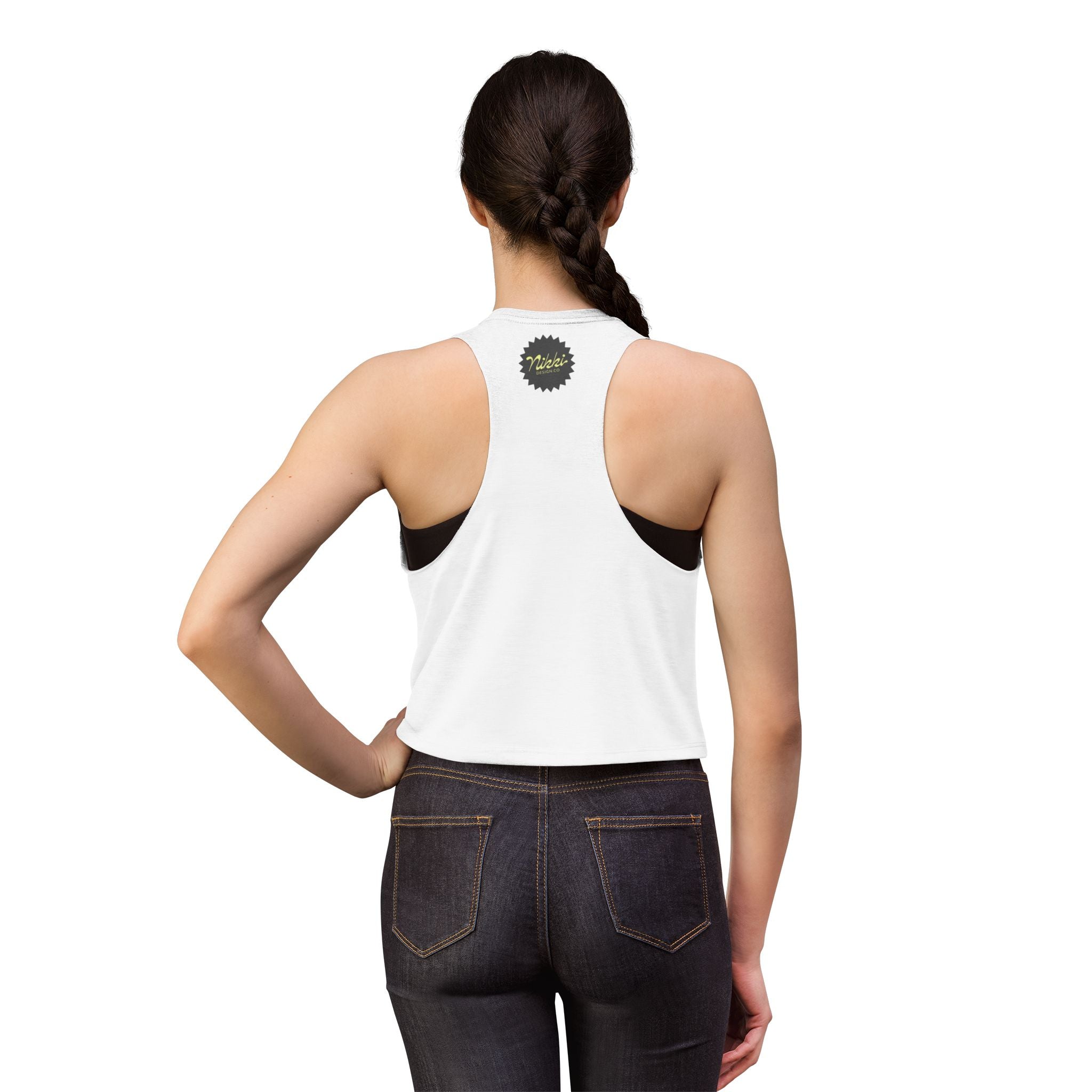 The Always Tired Club Crop Tank — Cute Retro Graphic
