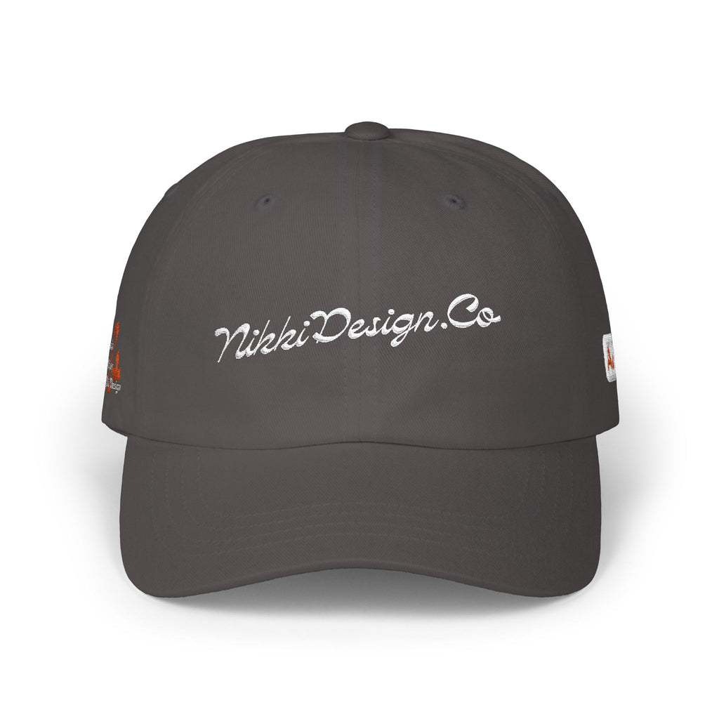 NikkiDesign.Co - Script Logo Dad Baseball Cap