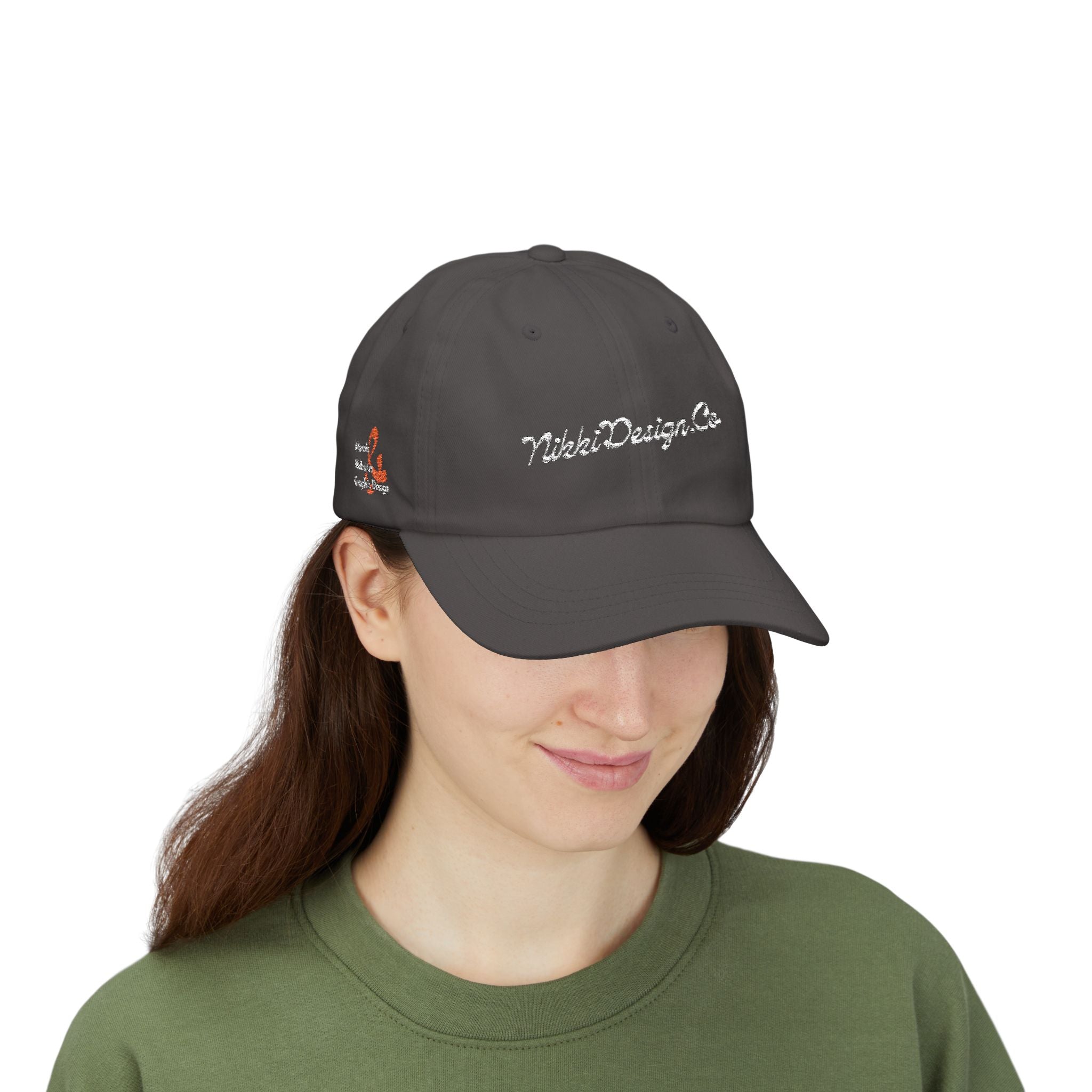 NikkiDesign.Co - Script Logo Dad Baseball Cap